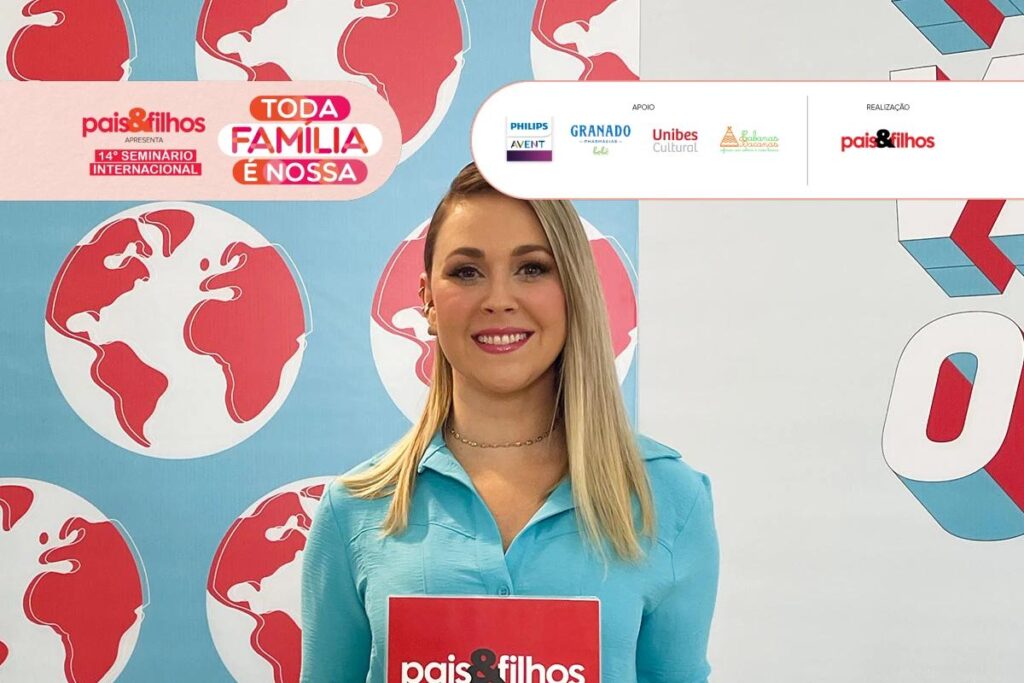 Andressa Simonini é a apresentadora do 14° Seminário Internacional Pais&Filhos
