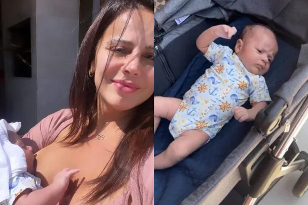 Alguns dos cliques feitos por Viviane nas redes sociais