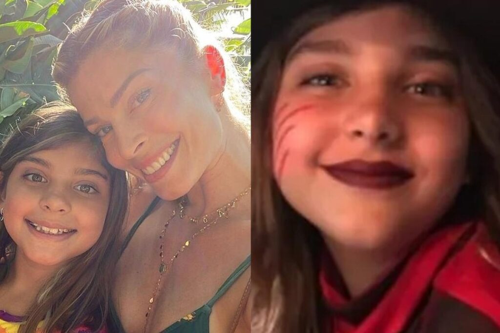 Grazi Massafera mostra fantasia de Sofia em clima de Halloween