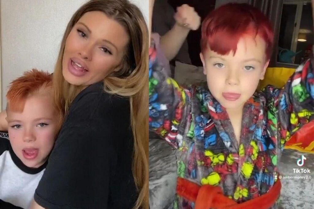 Mãe é cancelado por ter mentindo em vídeo que dizia que pintava o cabelo do filho desde de quando ele era bebê