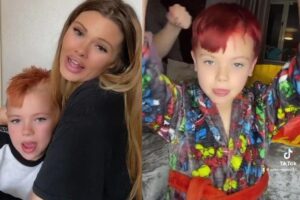 Mãe é cancelado por ter mentindo em vídeo que dizia que pintava o cabelo do filho desde de quando ele era bebê