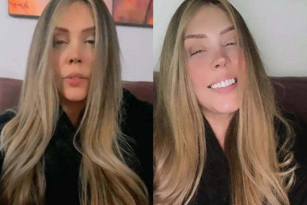 Simony em registro feito em seu perfil nas redes sociais