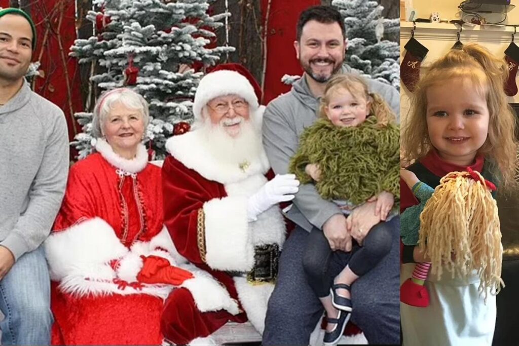 Os pais disseram a verdade à menina sobre o Papai Noel
