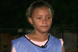 Klara Maria e seu time treinando