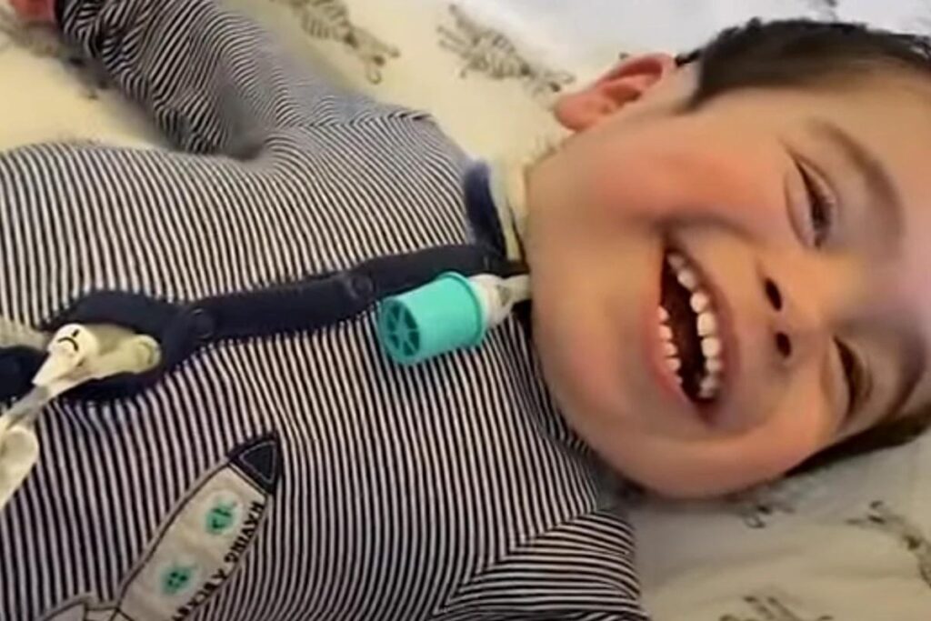 O bebê foi pra casa