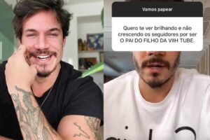 Stories de Eliezer sobre seguidores após anúncio de gravidez