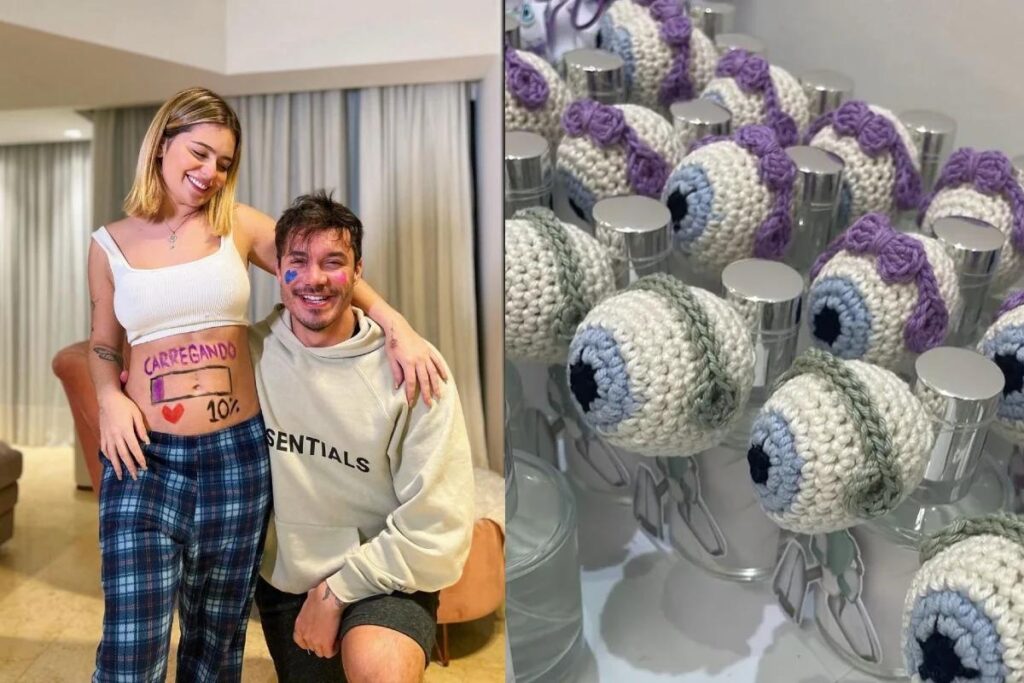 Lembrancinhas do chá revelação do babytube