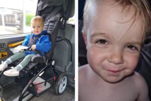 O bebê Buddy foi diagnosticado com a doença aos nove meses