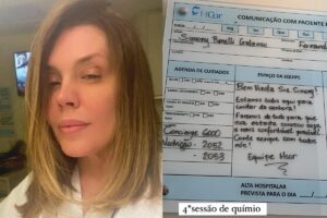 Recado da equipe do hospital para a cantora