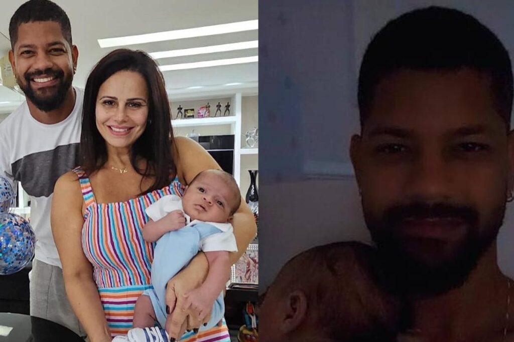 Registro feito pela mãe de primeira viagem nas redes sociais