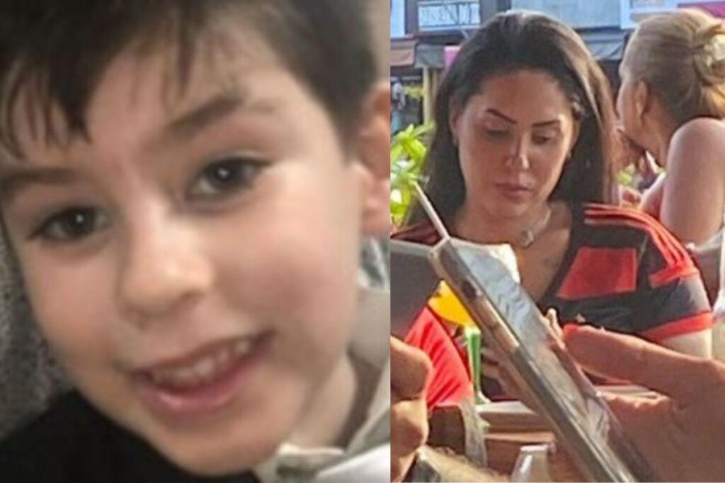 Monique foi vista comemorando em um bar