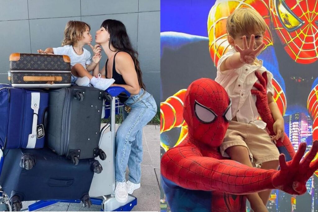 Isis Valverde comemorou o aniversário do filho Rael ao lado do ex-marido