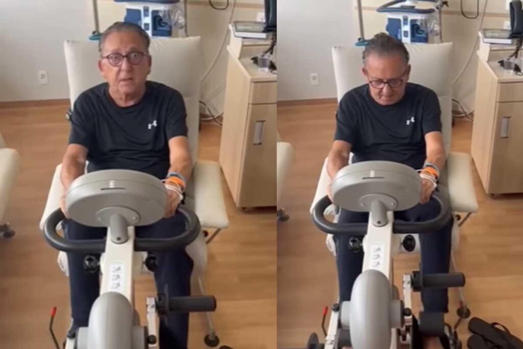 Preparado para o hexa: Galvão Bueno tem alta após internação por covid-19 e segue em recuperação