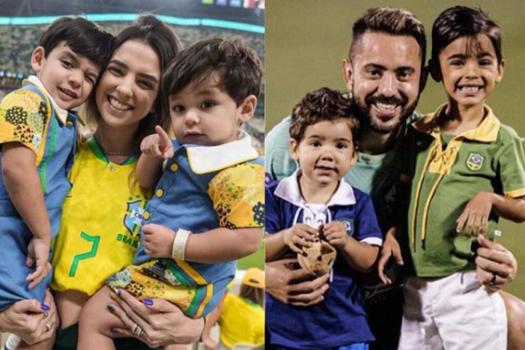 Natália, esposa de Alisson Becker, se prepara para o jogo de hoje contra a Suíça