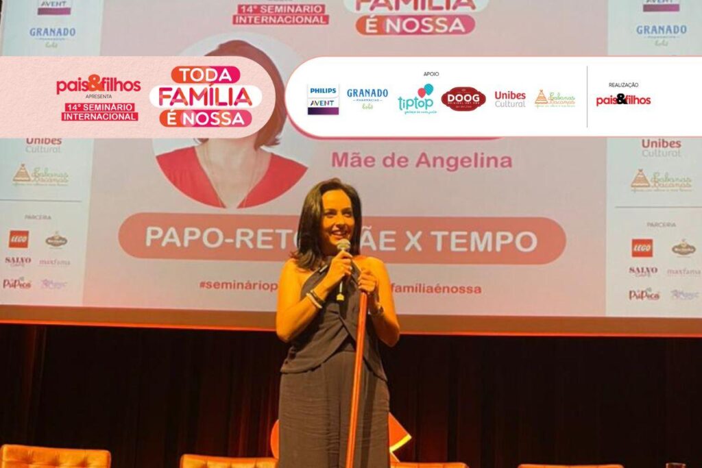 Izabella Camargo foi responsável pelo Papo-Reto: Mãe X Tempo