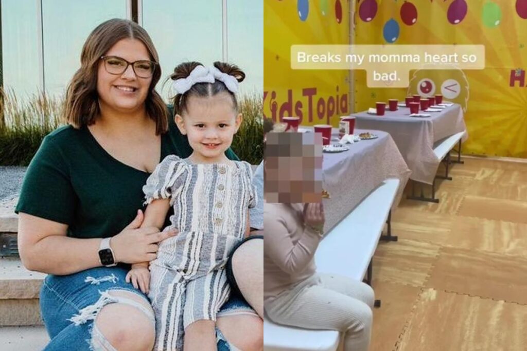 Um dos registros publicados pela mãe nas redes sociais