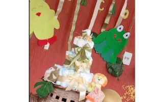 Cachoeira é pintada de azul para chá revelação