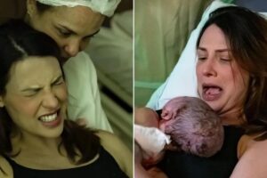 Camila Rodrigues relembra fotos do parto nas redes sociais: “Não tenho como agradecer”