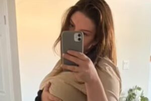 Jovem faz sucesso ao contar a história de como ela escondeu gravidez