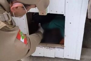 O menino foi abandonado