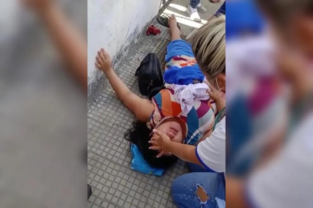A mãe e os dois filhos foram levados até a Maternidade Escola Assis Chateaubriand, também em Fortaleza