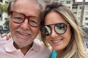 Ticiane Pinheiro parabeniza pai pelo aniversário com sequência de fotos no Instagram