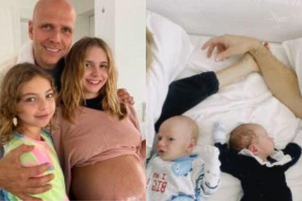 Isa Scherer mostra registros do primeiro mergulho dos filhos