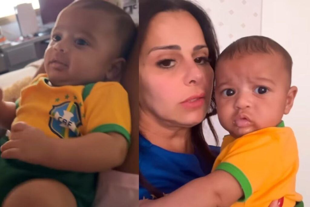 Ela mostrou Joaquim após o jogo