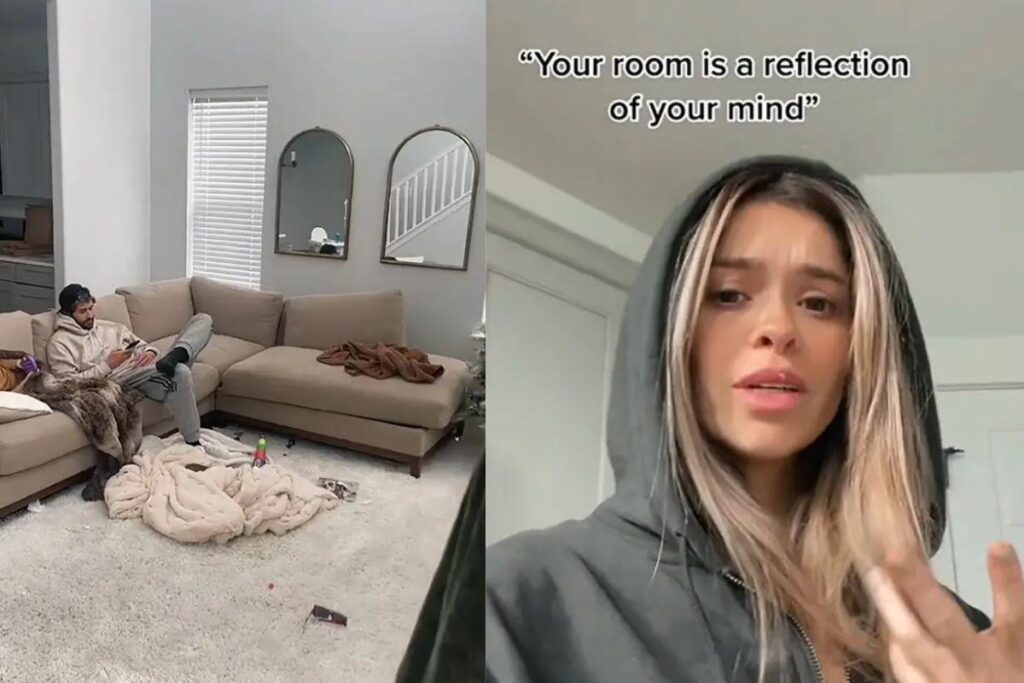 Mãe causa polêmica ao mostar quarto bagunçado