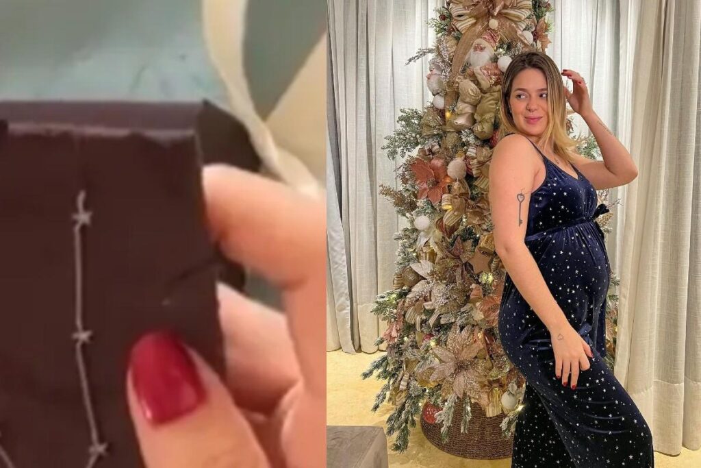 Eliezer presenteia Viih Tube com colar de R$ 6.268 em homenagem ao nome da primeira filha