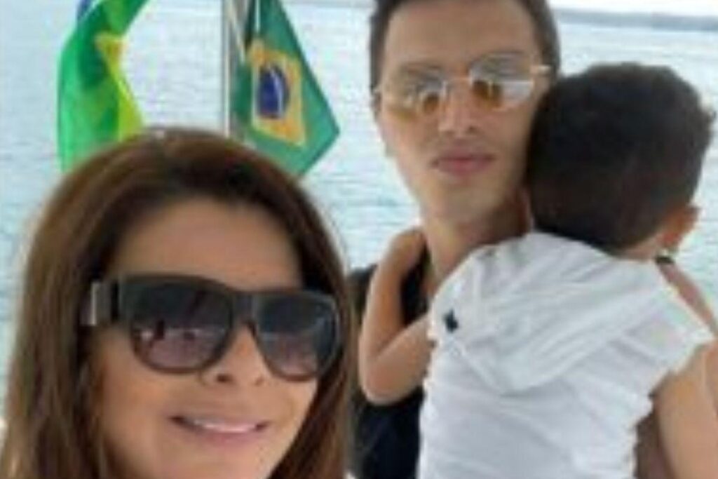 Mara Maravilha publicou uma foto do filho