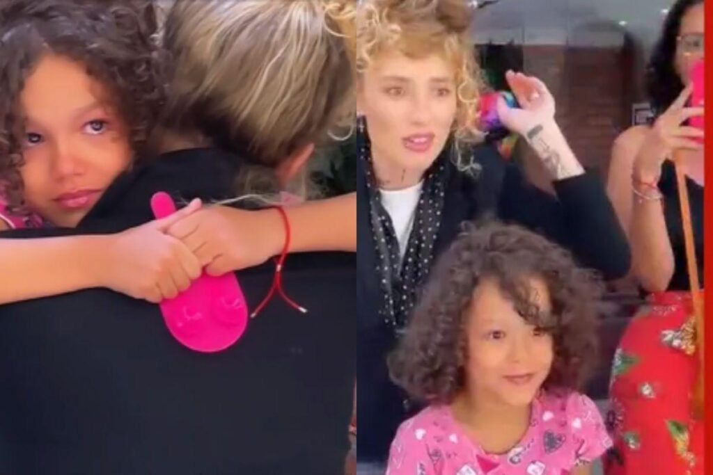 A cena emocionou a todos