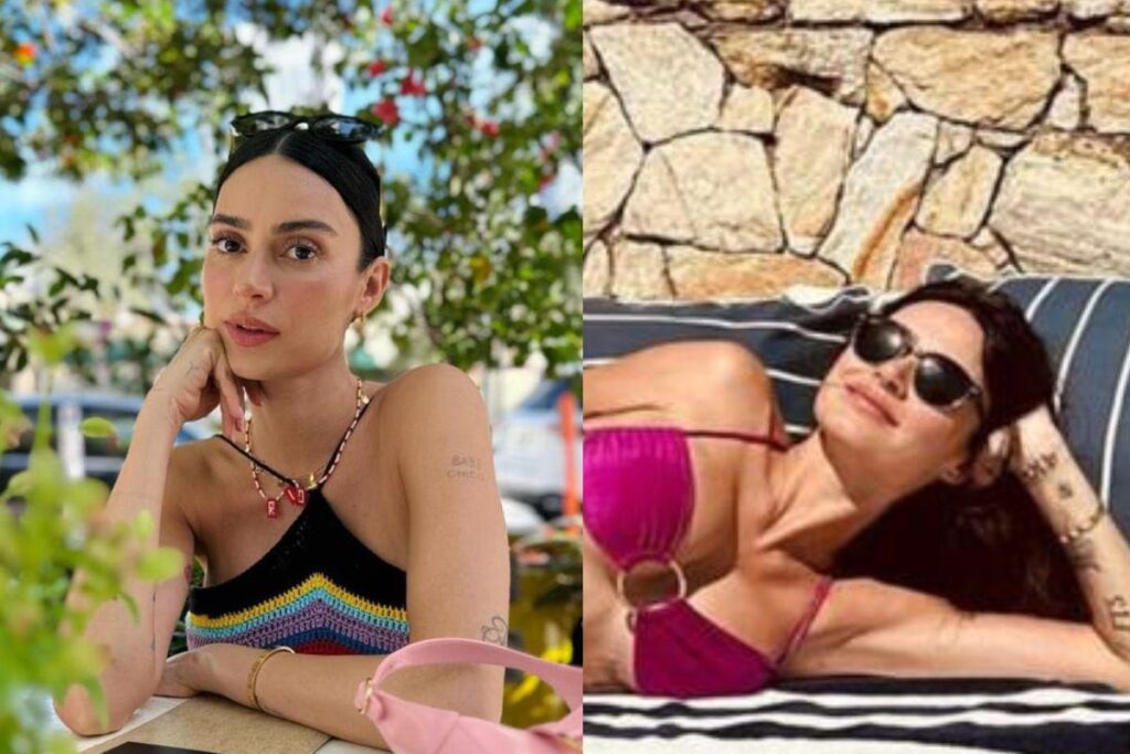 Francisco é fruto do relacionamento da atriz com Renato Góes