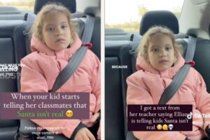 Menina viraliza ao dizer que papai noel não existe