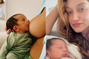 Gabriela Pugliesi recebe críticas após postar vídeo balançando o filho: ‘Perigoso’