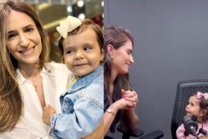 Lulu se diverte nas publicações ao lado dos pais