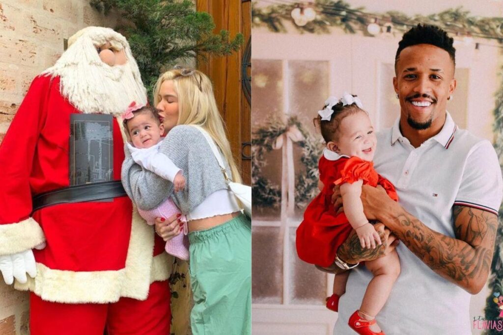 Karoline viaja com a filha para Campos de Jordão