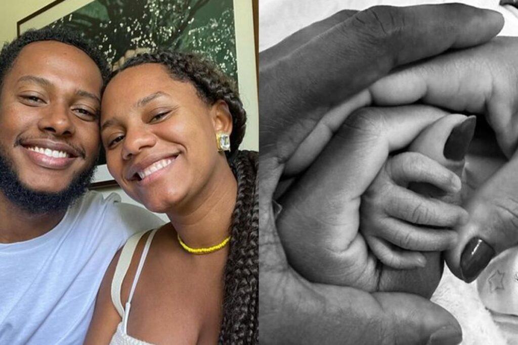 Jéssica Ellen dá à luz seu primeiro filho com Dan Ferreira, Máli (Foto: Reprodução/Instagram)