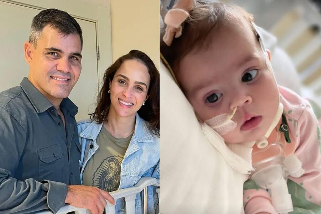 Juliano já havia aparecido nas redes sociais orando pela saúde da caçula