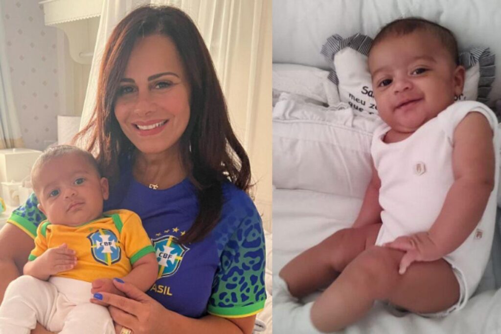 Viviane Araújo leva filho ao pediatra e comemora bom resultado: “Nota 10 em tudo”