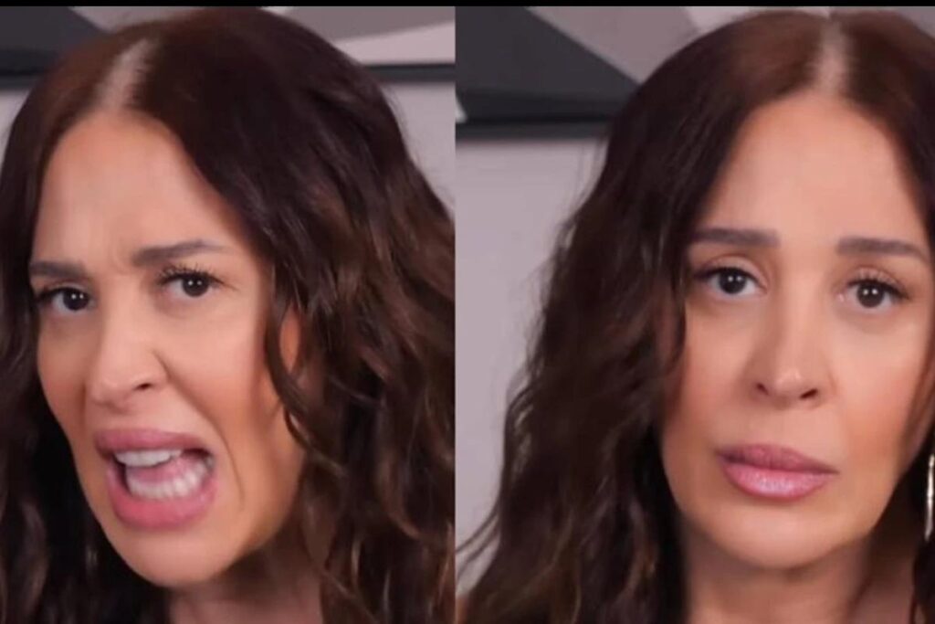 Claudia Raia durante o evento