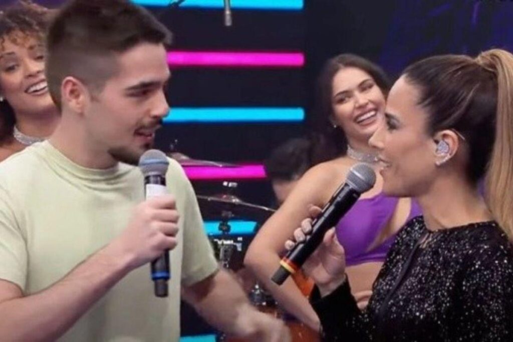 Wanessa Camargo participou do programa do Faustão