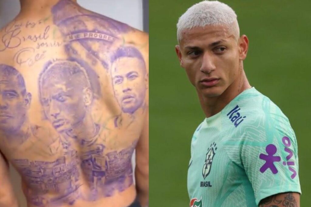 Richarlison faz homenagem para jogadores de futebol e conta história: