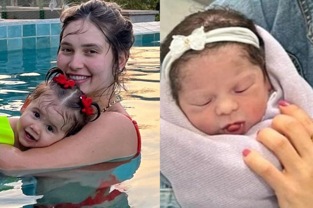 Virginia parabenizou a filha mais nova na legenda