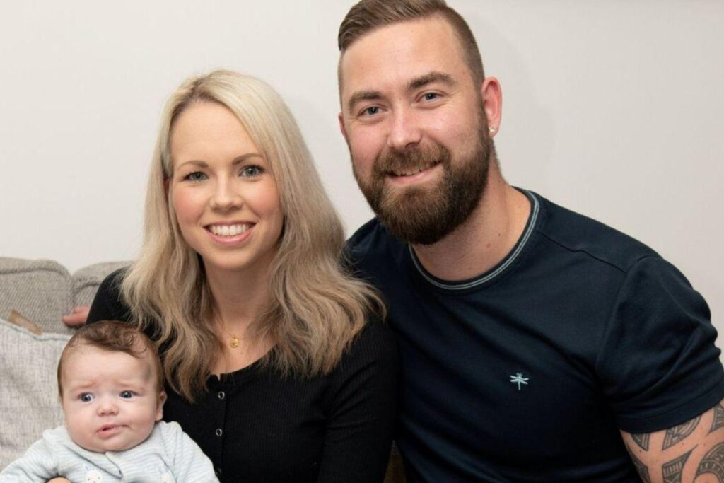 Felizmente ela e o bebê ficaram bem