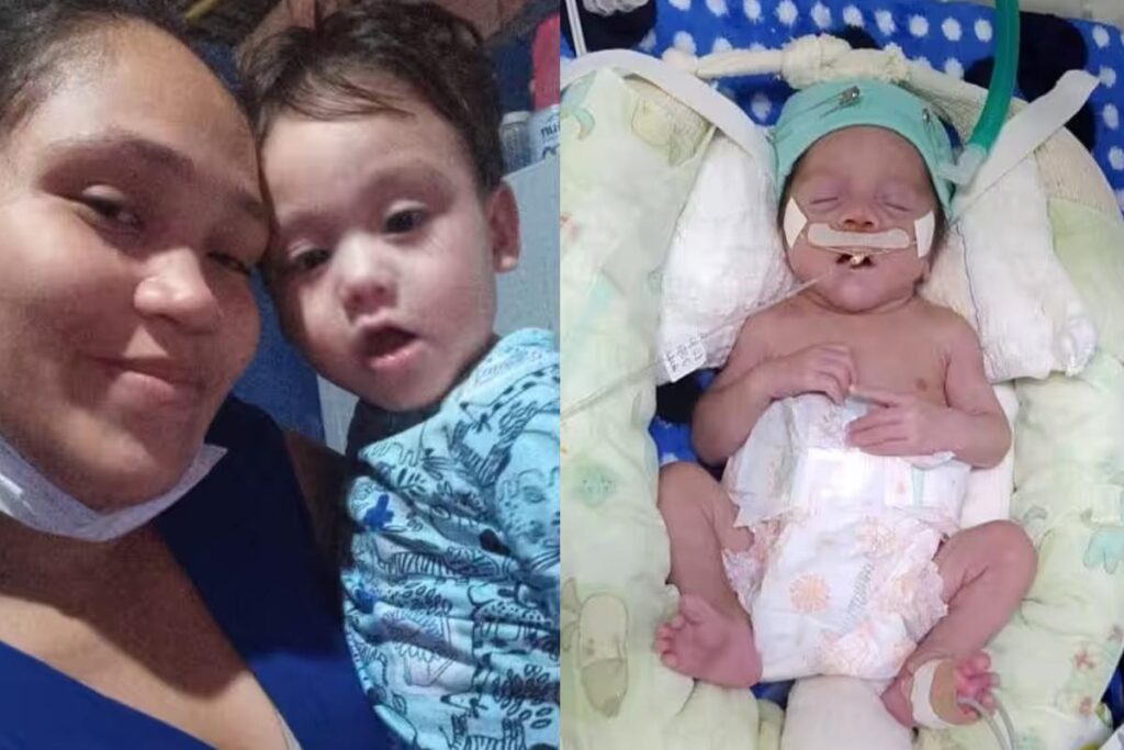 A mãe de Nicholas luta pela vida do mais novo