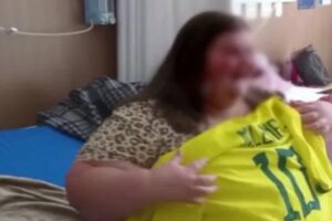 Ela sofre de uma mutação genética rara