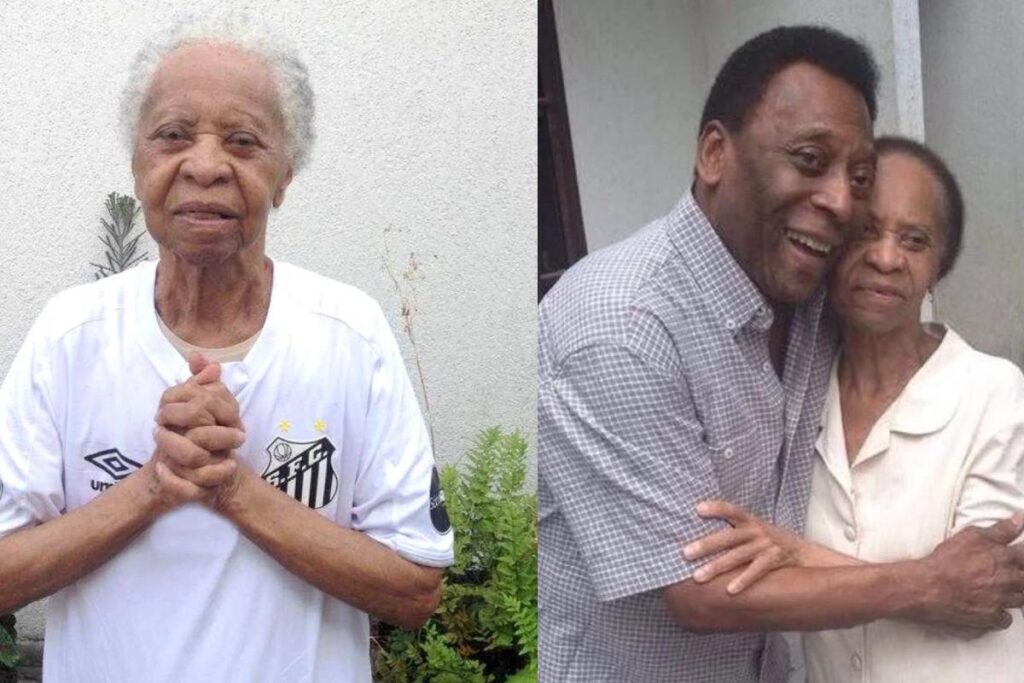 Aos 100 anos de idade, mãe de Pelé vive uma vida comum na cidade de Santos
