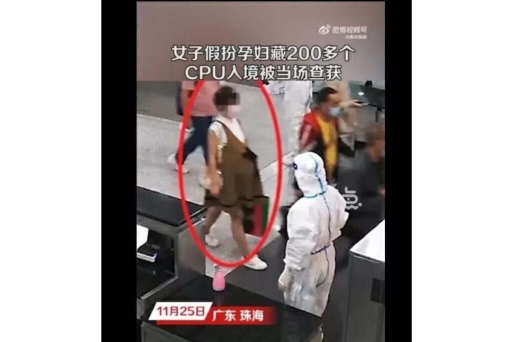 Mulher se passa de grávida para levar iphones