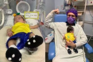 Foram feitas mensagens dos ‘bebeês’ para os jogadores